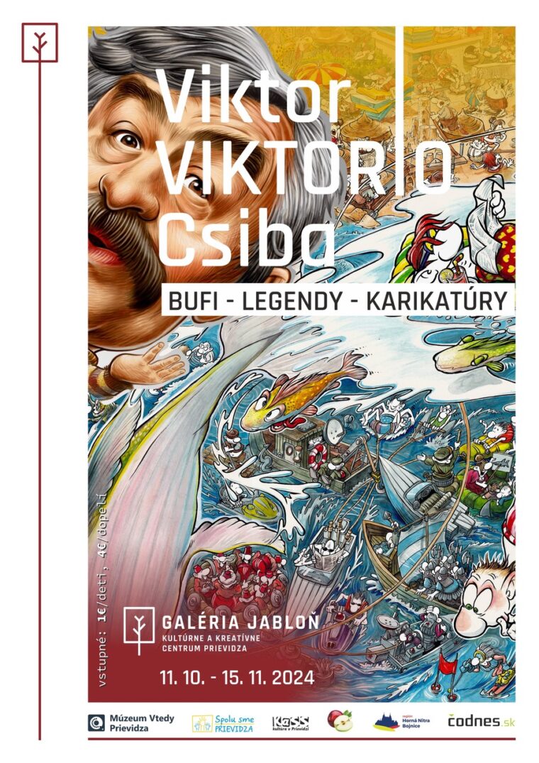 Výstava Viktor Viktorio Csiba: Bufi, legendy, karikatúry 2024